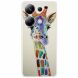 Силіконовий (TPU) чохол Deexe Life Style для Xiaomi Redmi Note 13 Pro 4G / Poco M6 Pro - Colorful Giraffe (345759K). Фото 1 з 4