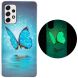 Силиконовый (TPU) чехол Deexe LumiCase для Samsung Galaxy A53 - Blue Butterfly (292631D). Фото 1 из 5