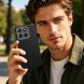Силіконовий (TPU) чохол Deexe Matte Case для Motorola Moto G77 / Moto G67 - Black (406842B). Фото 6 з 8