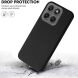 Силіконовий (TPU) чохол Deexe Matte Case для Motorola Moto G77 / Moto G67 - Black (406842B). Фото 5 з 8