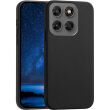 Силіконовий (TPU) чохол Deexe Matte Case для Motorola Moto G77 / Moto G67 - Black (406842B)