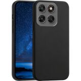 Силіконовий (TPU) чохол Deexe Matte Case для Motorola Moto G77 / Moto G67 - Black: фото 1 з 8