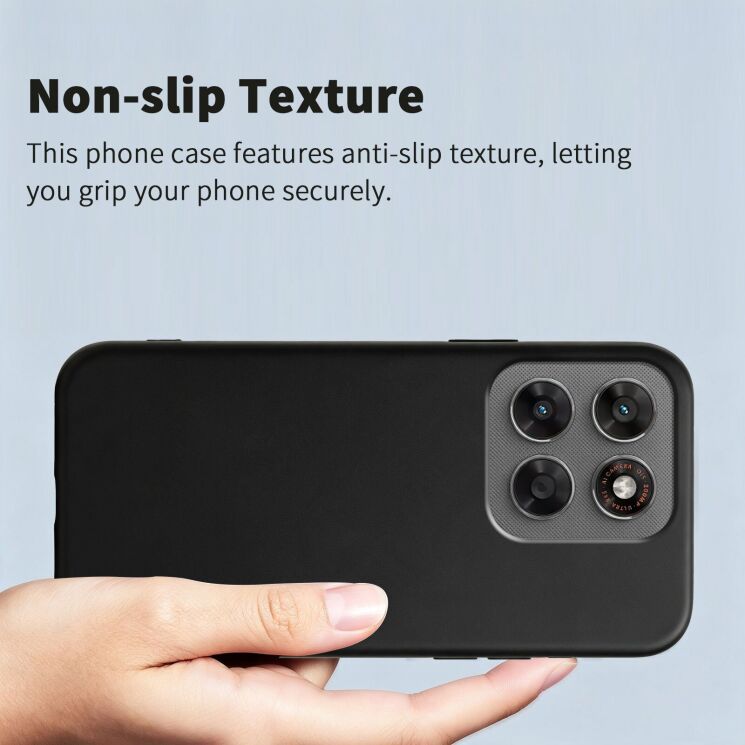 Силіконовий (TPU) чохол Deexe Matte Case для Motorola Moto G77 / Moto G67 - Black (406842B) Силіконовий (TPU) чохол Deexe Matte Case для Motorola Moto G77 / Moto G67 - Black: фото 7 з 8