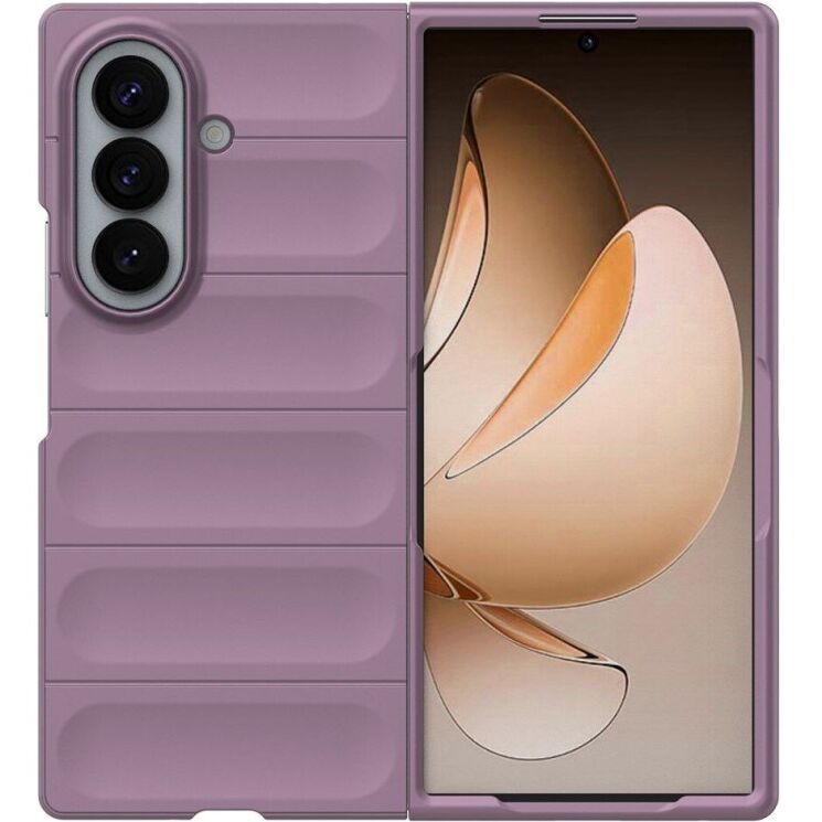 Силиконовый (TPU) чехол Deexe Terra Case (FF) для Samsung Galaxy Fold 8 Ultra - Light Purple: фото 4 из 6