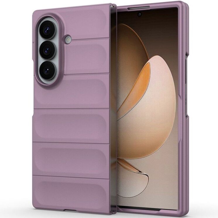 Силиконовый (TPU) чехол Deexe Terra Case (FF) для Samsung Galaxy Fold 8 Ultra - Light Purple: фото 3 из 6