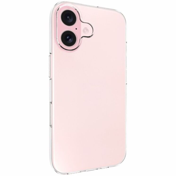 Силиконовый (TPU) чехол Deexe UltraThin для Apple iPhone 16 - Transparent: фото 2 из 7