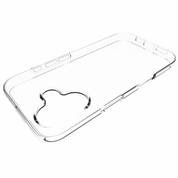 Силиконовый (TPU) чехол Deexe UltraThin для Apple iPhone 16 - Transparent: фото 5 из 7