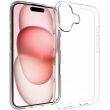 Силиконовый (TPU) чехол Deexe UltraThin для Apple iPhone 16 - Transparent (360715T)