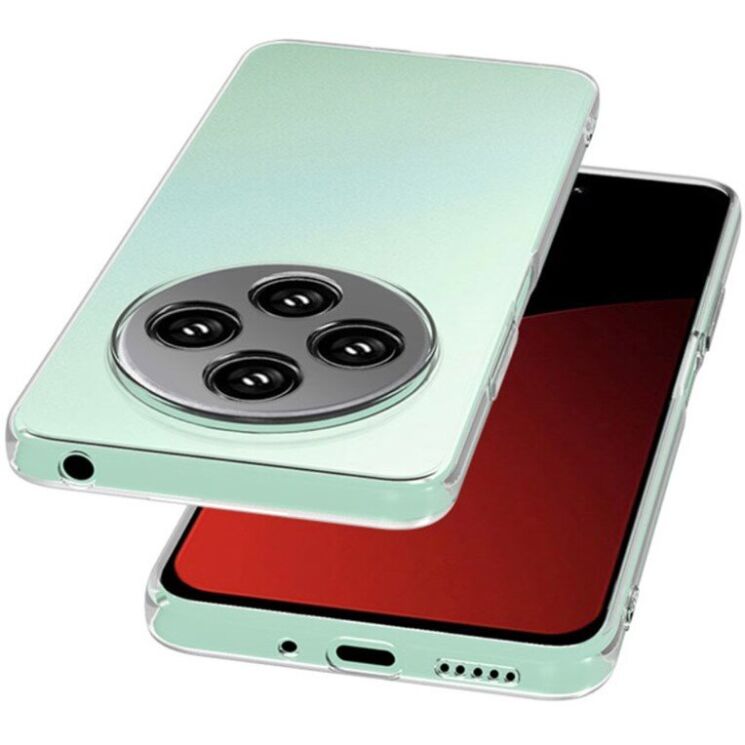 Силиконовый (TPU) чехол Epic UltraThin для Xiaomi Redmi 14C / Redmi A4 5G / Poco C75 - Transparent: фото 2 из 3