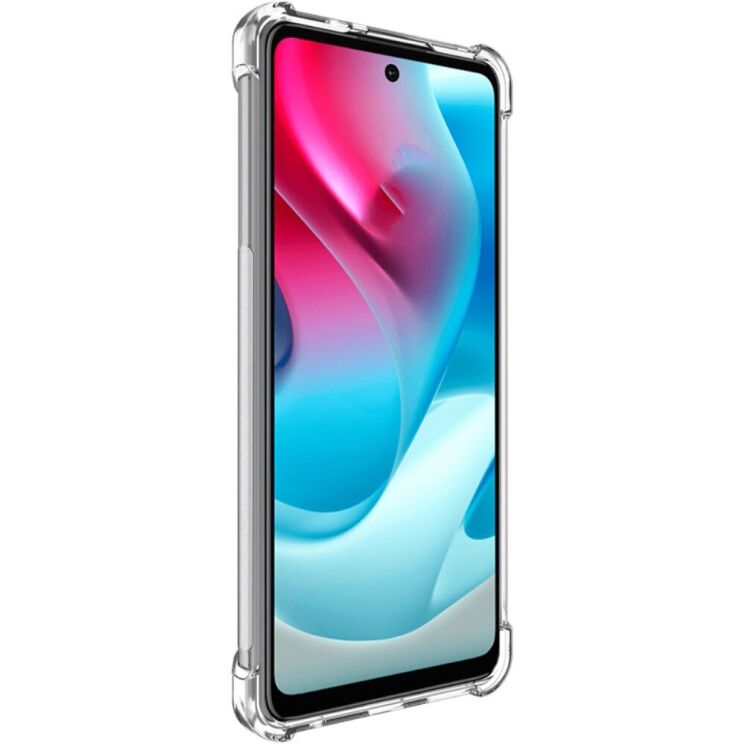 Силиконовый (TPU) чехол IMAK Airbag Case для Motorola Moto G60s - Transparent: фото 4 из 13
