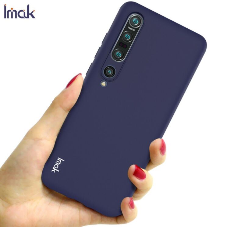 Силиконовый (TPU) чехол IMAK UC-1 Series для Xiaomi Mi 10 Pro - Dark Blue: фото 6 из 6