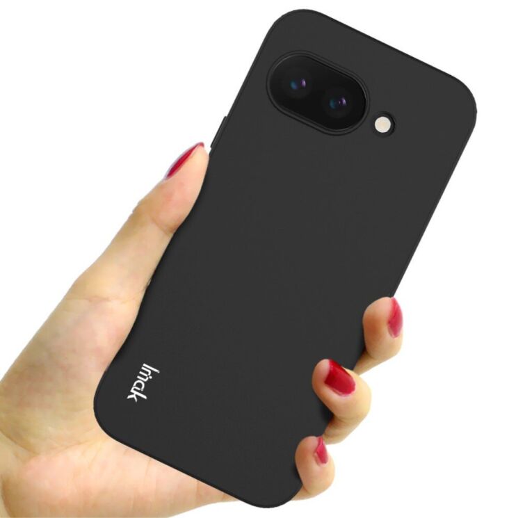 Силиконовый (TPU) чехол IMAK UC-3 Series для Google Pixel 9a - Black: фото 3 из 8