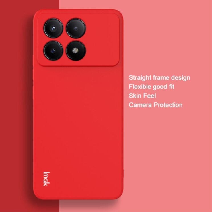 Силиконовый (TPU) чехол IMAK UC-4 Series для Xiaomi Poco F6 Pro - Black: фото 5 из 13