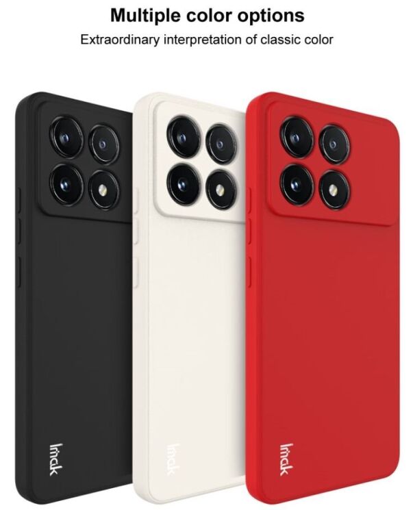 Силиконовый (TPU) чехол IMAK UC-4 Series для Xiaomi Poco F6 Pro - Black: фото 12 из 13