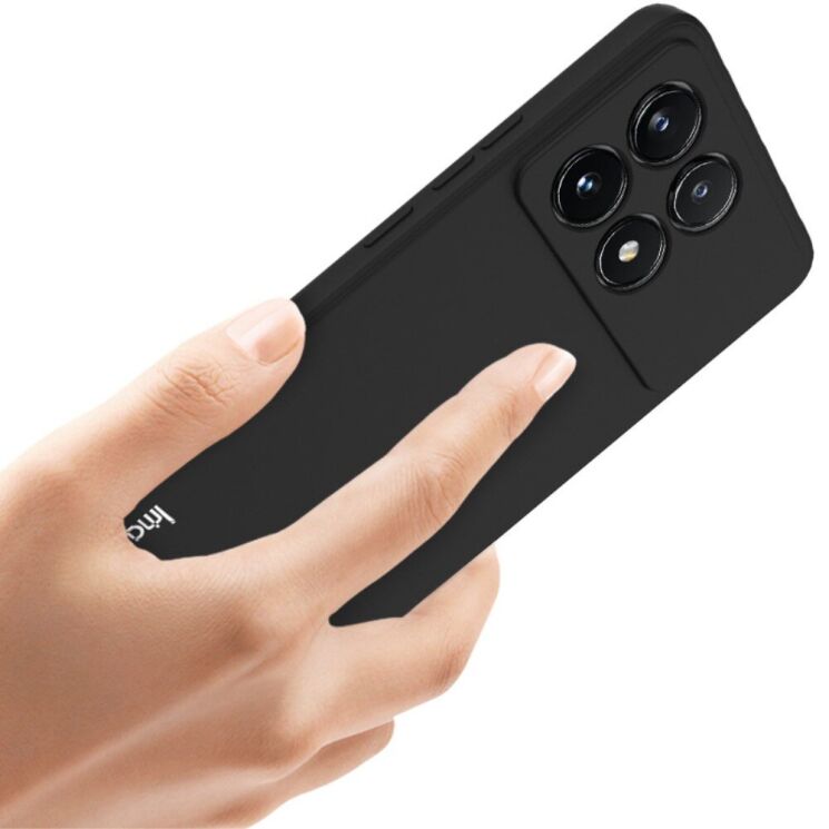 Силиконовый (TPU) чехол IMAK UC-4 Series для Xiaomi Poco F6 Pro - Black: фото 6 из 13