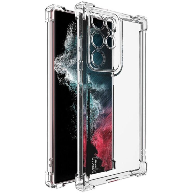 Силиконовый (TPU) чехол IMAK UX-4 Series для Samsung Galaxy S22 Ultra (S908) - Transparent: фото 1 из 12