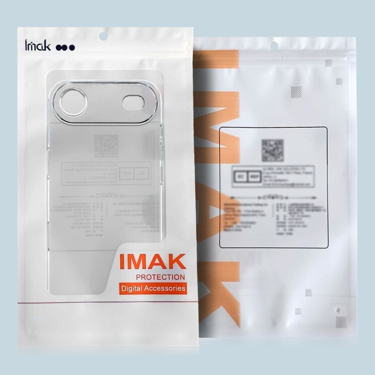 Cиліконовий (TPU) чохол IMAK UX-5 Series для OnePlus 15R / Ace 6 / Ace 6T - Transparent: фото 7 з 7