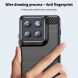 Силиконовый (TPU) чехол MOFI Carbon Fiber для Motorola Edge 70 - Black (402123B). Фото 6 из 9