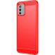 Силиконовый (TPU) чехол MOFI Carbon Fiber для Nokia G42 - Red (332728R). Фото 2 из 11