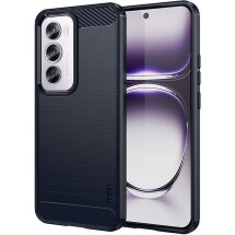 Силиконовый (TPU) чехол MOFI Carbon Fiber для OPPO Reno 12 Pro - Blue: фото 1 из 9