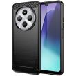 Силиконовый (TPU) чехол MOFI Carbon Fiber для Xiaomi Redmi 14C / Redmi A4 5G / Poco C75 - Black (366010B)