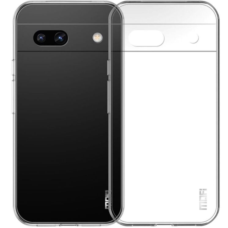 Силиконовый (TPU) чехол MOFI Thin Guard для Google Pixel 8A - Transparent: фото 1 из 10