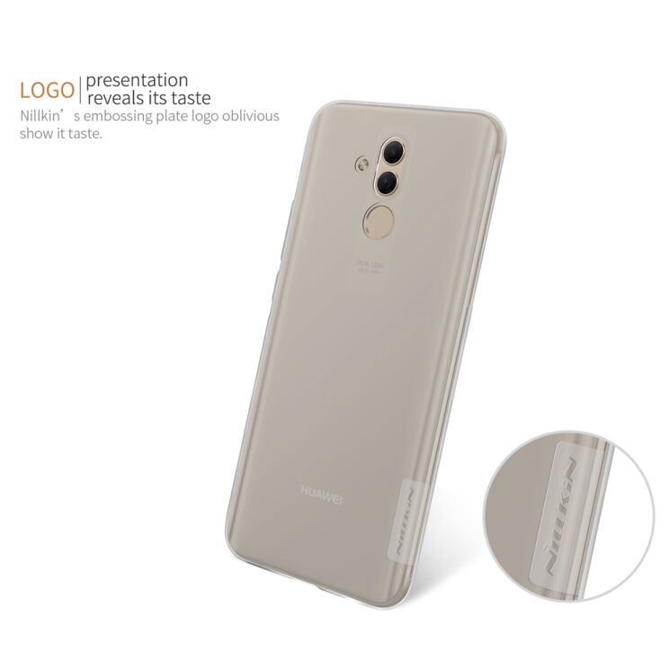 Силиконовый (TPU) чехол NILLKIN Nature для Huawei Mate 20 Lite - White: фото 10 из 10