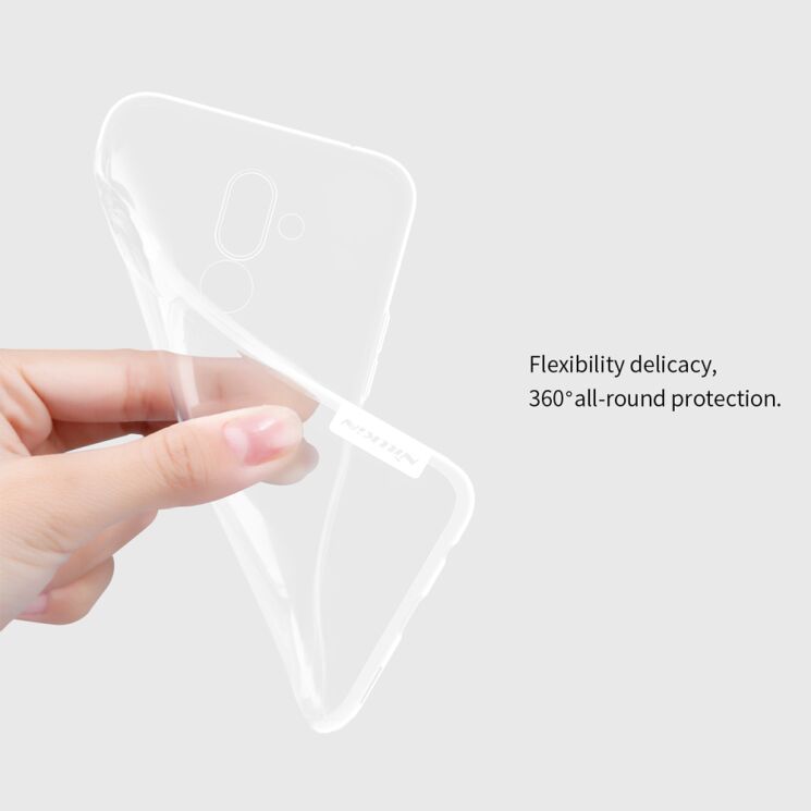 Силиконовый (TPU) чехол NILLKIN Nature для Huawei Mate 20 Lite - White: фото 9 из 10