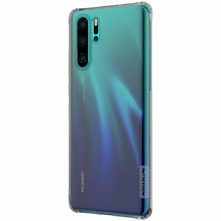 Силиконовый (TPU) чехол NILLKIN Nature для Huawei P30 Pro - Grey: фото 4 из 14