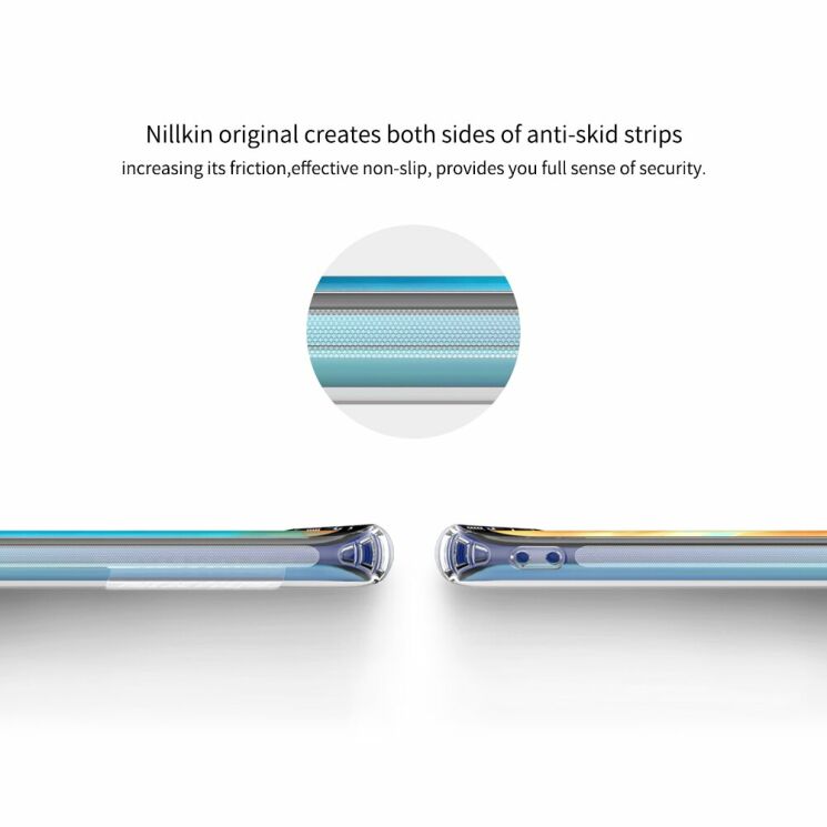 Силиконовый (TPU) чехол NILLKIN Nature для Huawei P30 Pro - Grey: фото 8 из 14