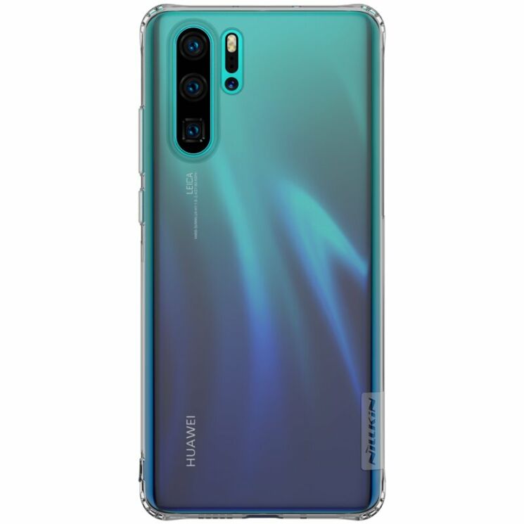 Силиконовый (TPU) чехол NILLKIN Nature для Huawei P30 Pro - Grey: фото 3 из 14