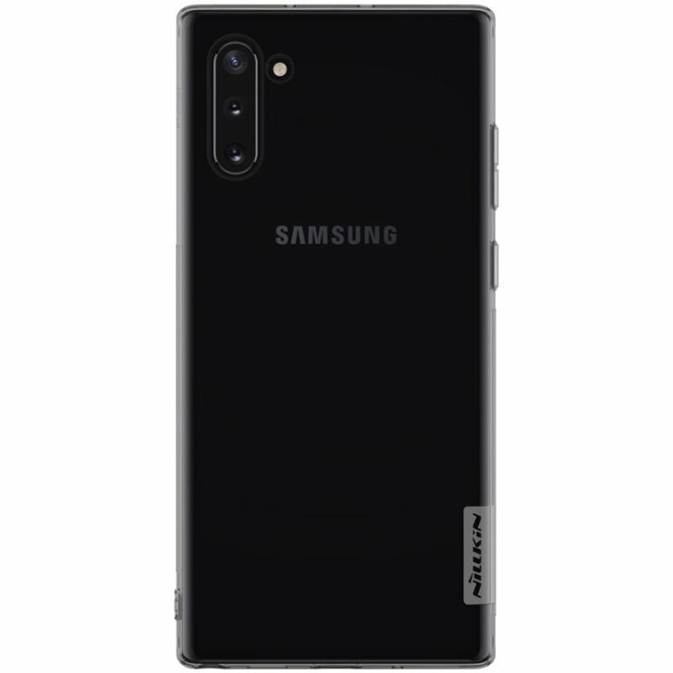 Силіконовий (TPU) чохол NILLKIN Nature для Samsung Galaxy Note 10 (N970) - Grey: фото 1 з 16