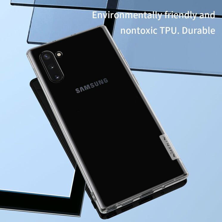 Силіконовий (TPU) чохол NILLKIN Nature для Samsung Galaxy Note 10 (N970) - Grey: фото 7 з 16