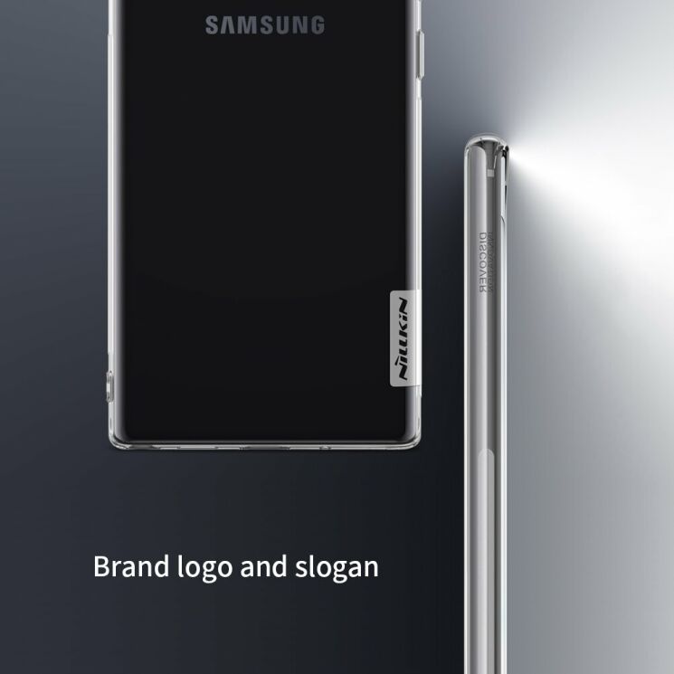 Силіконовий (TPU) чохол NILLKIN Nature для Samsung Galaxy Note 10 (N970) - Grey: фото 14 з 16