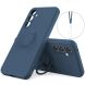 Силиконовый (TPU) чехол с кольцом Deexe Color Shell для Samsung Galaxy S26 FE - Midnight Blue (412711DB). Фото 1 из 8