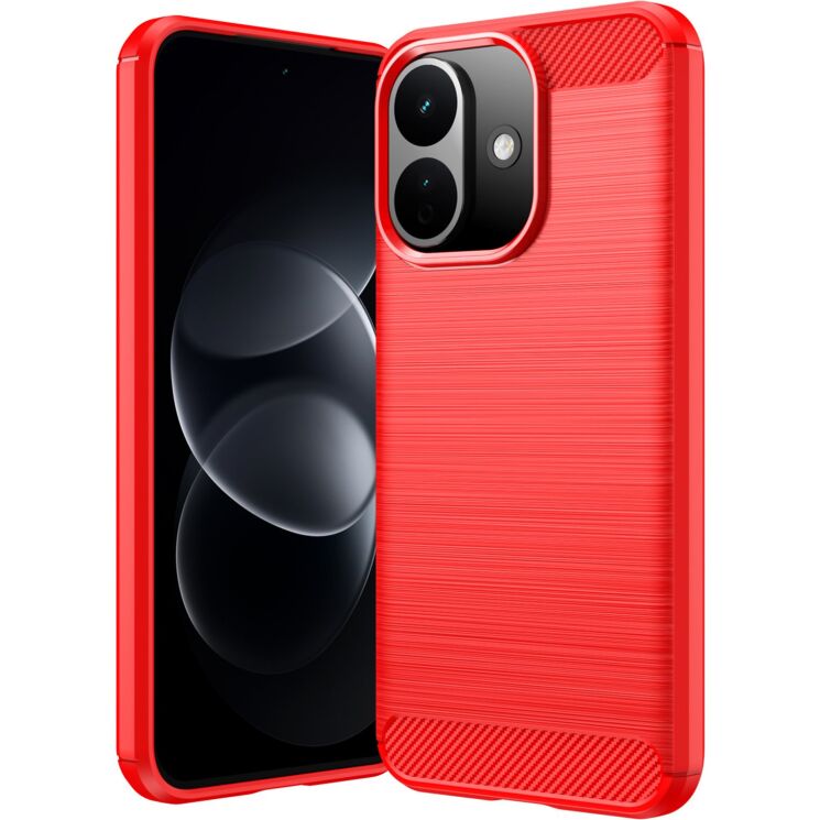 Силиконовый (TPU) чехол UniCase Carbon для Xiaomi Redmi Note 17 Pro - Red (429524R) Силиконовый (TPU) чехол UniCase Carbon для Xiaomi Redmi Note 17 Pro - Red: фото 1 из 9