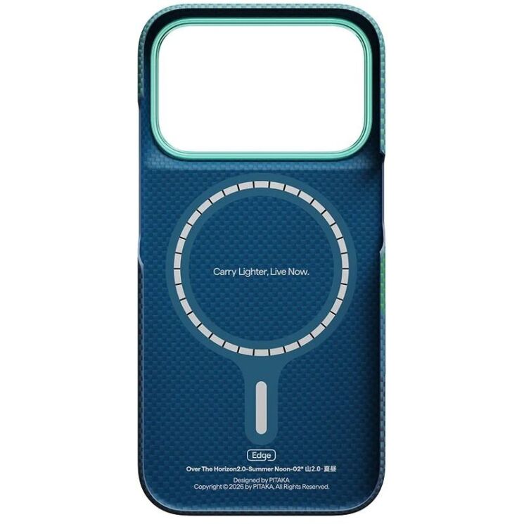 Ультратонкий чохол Pitaka Edge Case для iPhone 18 Pro Max (KI1809PM) - Summer Noon: фото 2 з 12