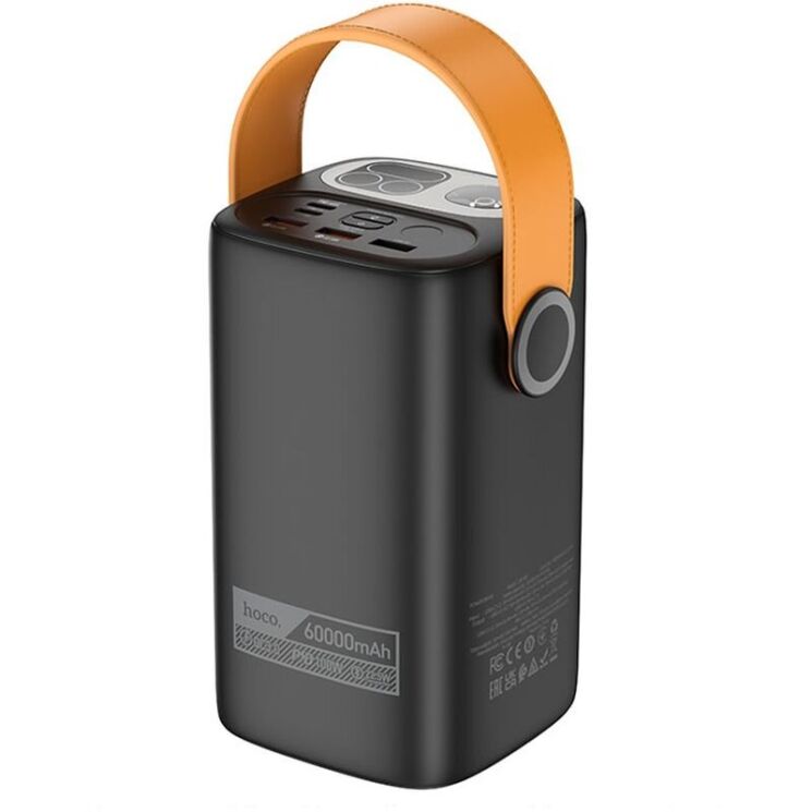 Зовнішній акумулятор Hoco DB160 Astrum PD100W (60000mAh) - Black: фото 4 з 7
