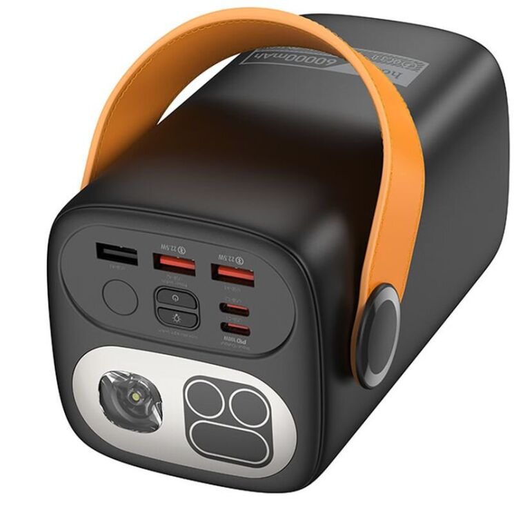Зовнішній акумулятор Hoco DB160 Astrum PD100W (60000mAh) - Black: фото 2 з 7