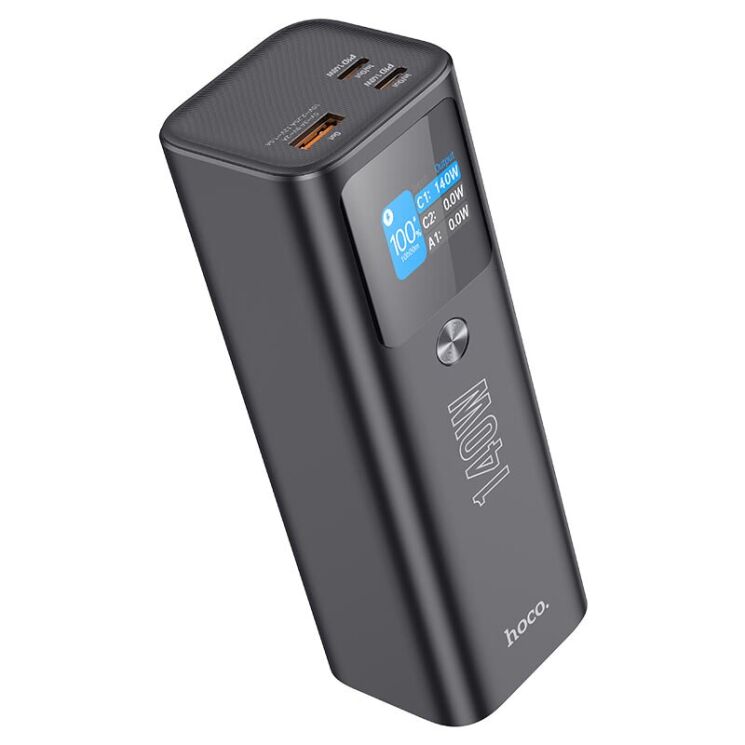 Зовнішній акумулятор Hoco Q17 Electric PD140W (25000mAh) - Black: фото 4 з 18