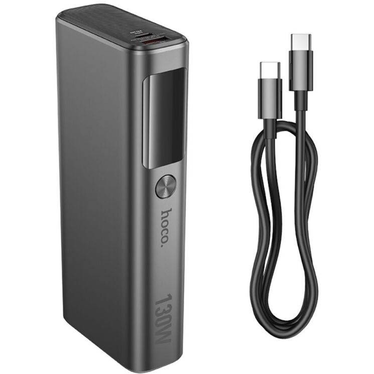 Внешний аккумулятор Hoco Q17B Electric 130W (20000mAh) - Space Gray: фото 6 из 9