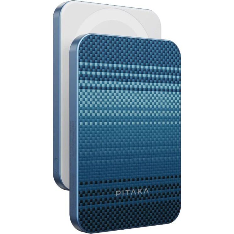 Внешний аккумулятор Pitaka Aramid Qi2 15W (5000mAh) PBQ2403 - Moonrise: фото 1 из 11