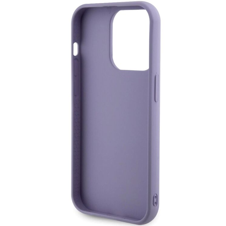 Защитный чехол Guess Sequin Script Metal для Apple iPhone 15 Pro Max - Purple: фото 7 из 7