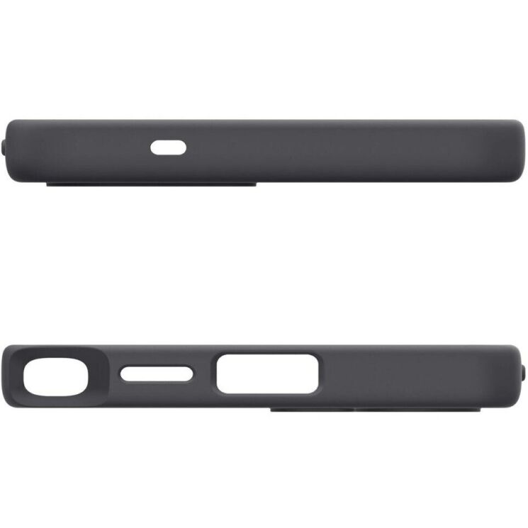Захисна накладка Spigen (SGP) Silicone Fit (MagFit) для Samsung Galaxy S25 Ultra (S938) ACS09017 - Black: фото 14 з 21