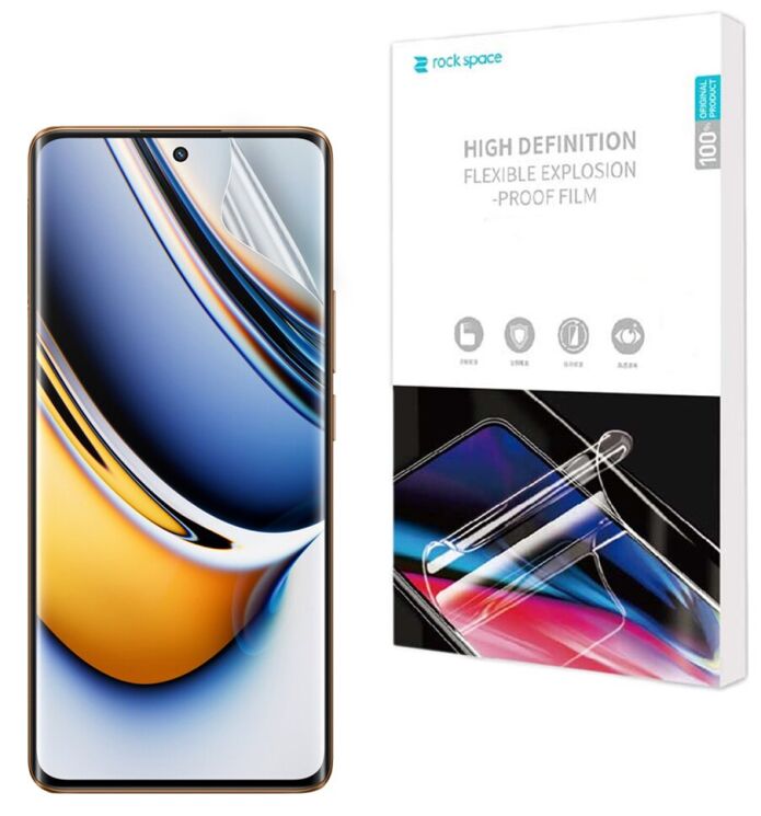 Защитная пленка на экран RockSpace Explosion-Proof SuperClear для Realme 11 Pro+: фото 1 из 10