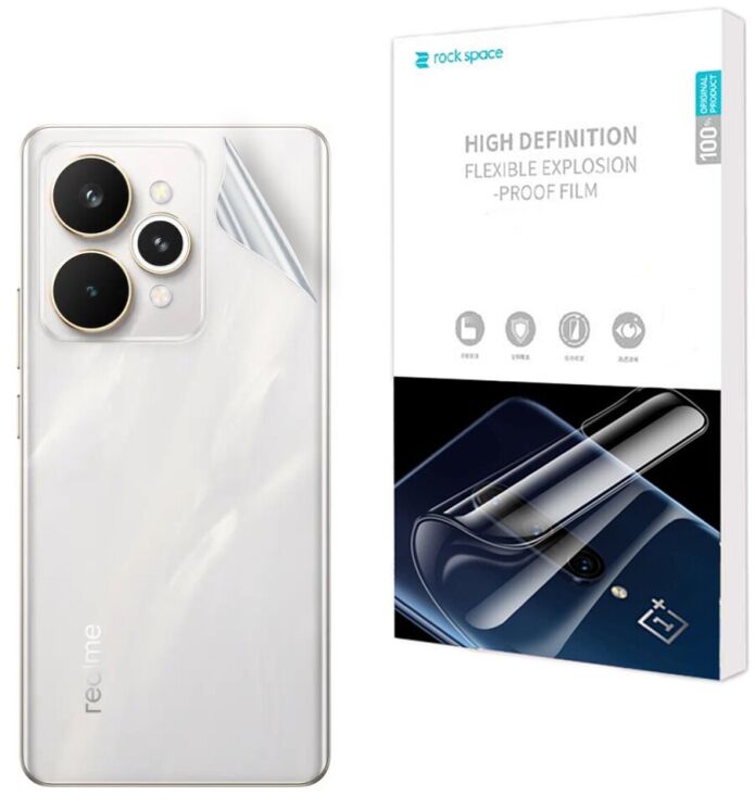 Защитная пленка на заднюю панель RockSpace Explosion-Proof SuperClear для Realme 15 Pro: фото 1 из 9