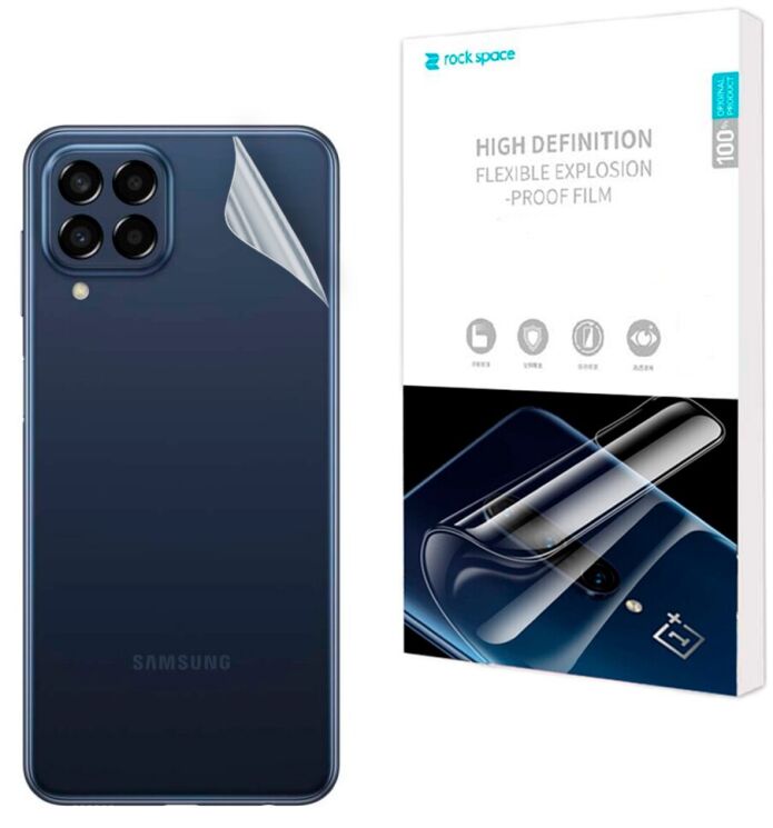 Захисна плівка на задню панель RockSpace Explosion-Proof SuperClear для Samsung Galaxy M33 (M336): фото 1 з 9