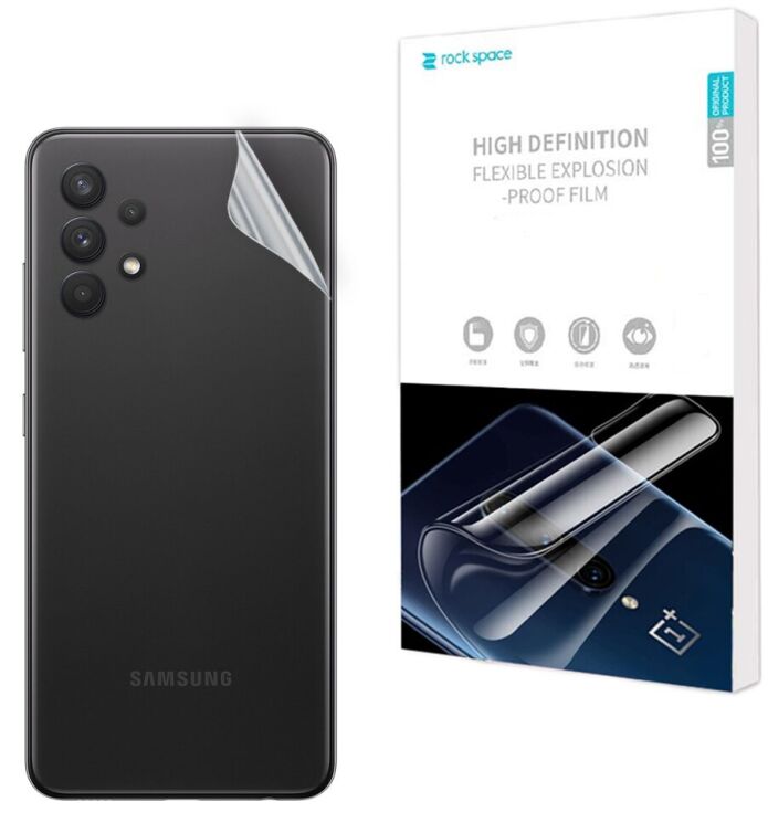 Захисна плівка на задню панель RockSpace Explosion-Proof SuperClear для Samsung Galaxy A32 (А325): фото 1 з 10
