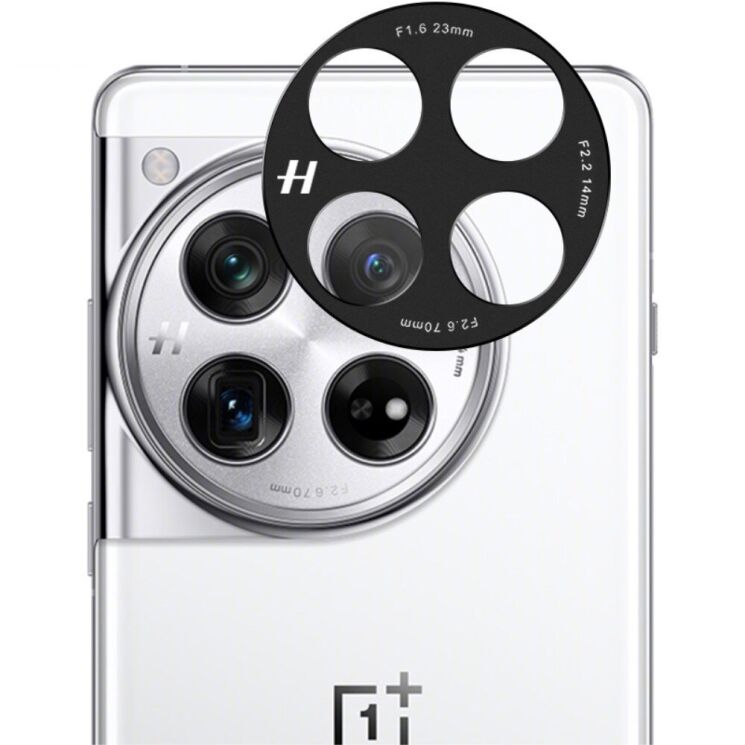 Защитная рамка IMAK Camera Styling для OnePlus 12 - Black: фото 4 из 12