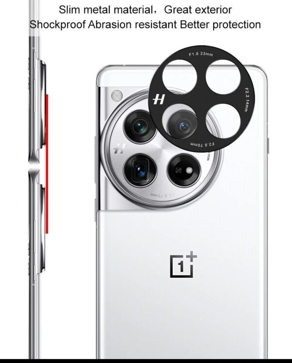Защитная рамка IMAK Camera Styling для OnePlus 12 - Black: фото 8 из 12